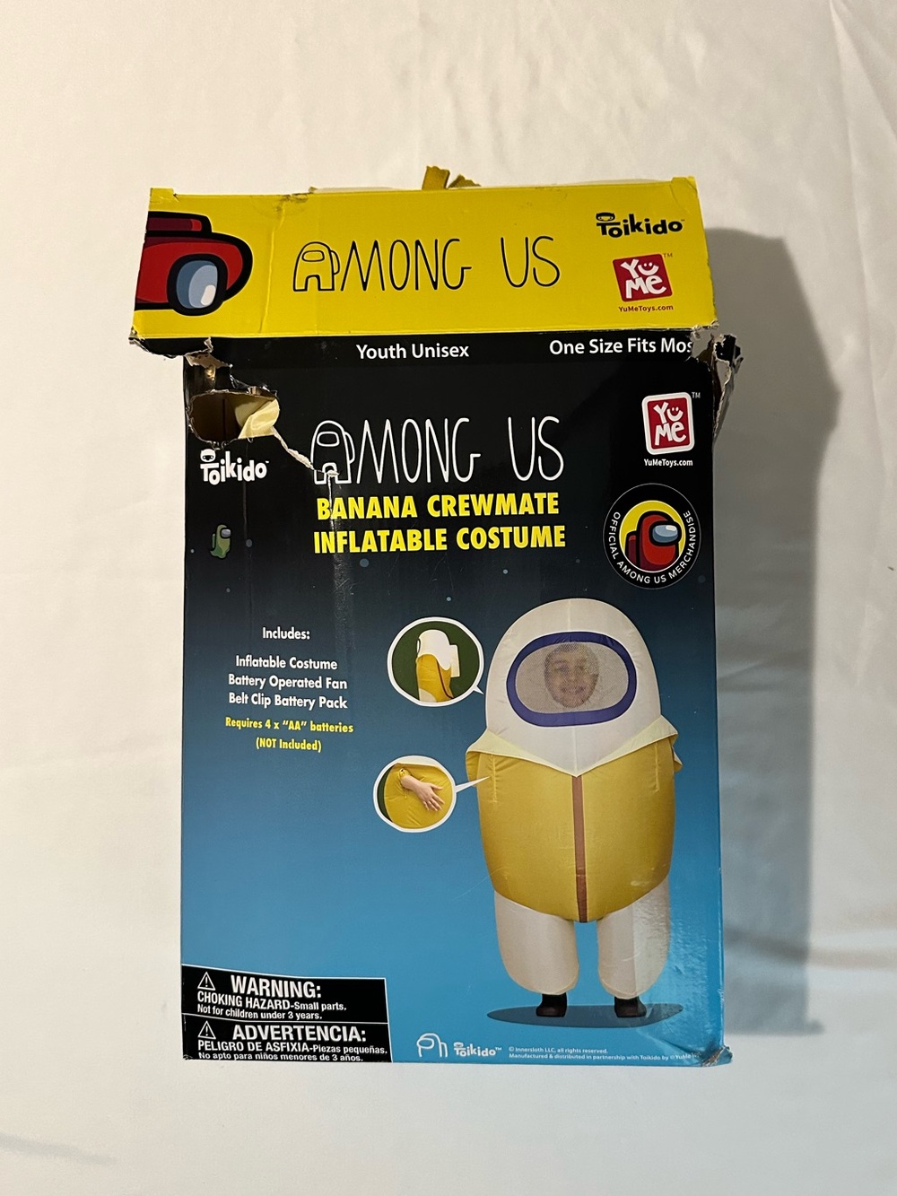 Among Us Banana Crewmate Inflatable Costume - Yellow